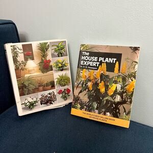 Vintage Gardening Book Lot Success with House Plants 3 Ring Binder w/ Info Cards